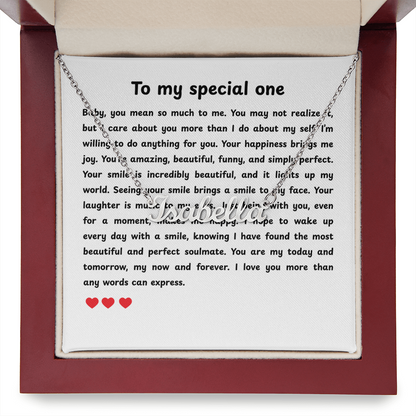 Personalized To My Special One Name Necklace
