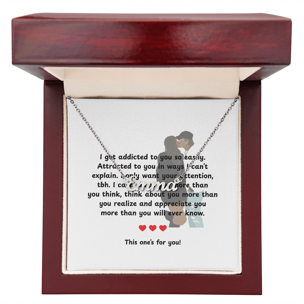 Personalized This One's For You Name Necklace
