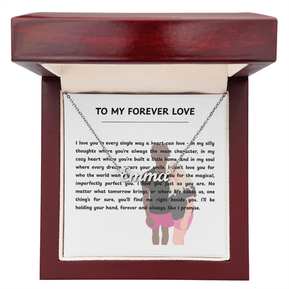 Personalized To My Forever Love Name Necklace