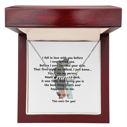 Personalized This One's For You Name Necklace