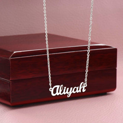 Personalized Mama Bear Name Necklace