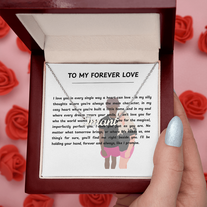 Personalized To My Forever Love Name Necklace