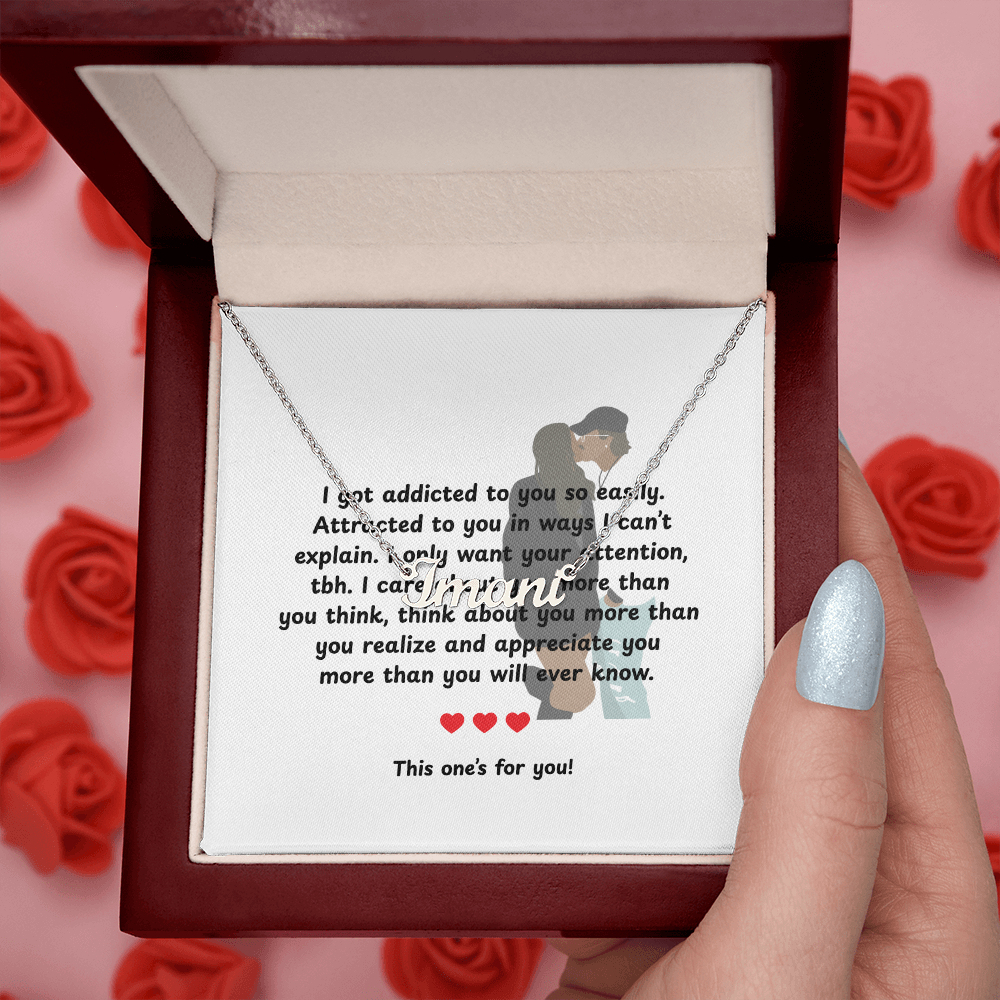 Personalized This One's For You Name Necklace