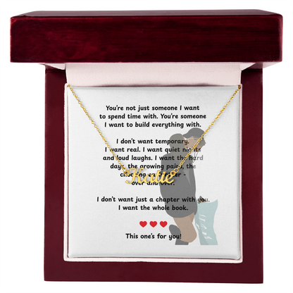 Personalized This One's For You Name Necklace