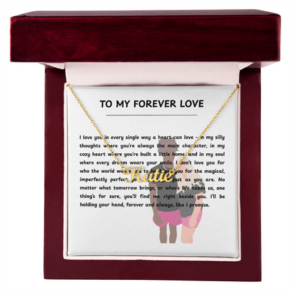 Personalized To My Forever Love Name Necklace
