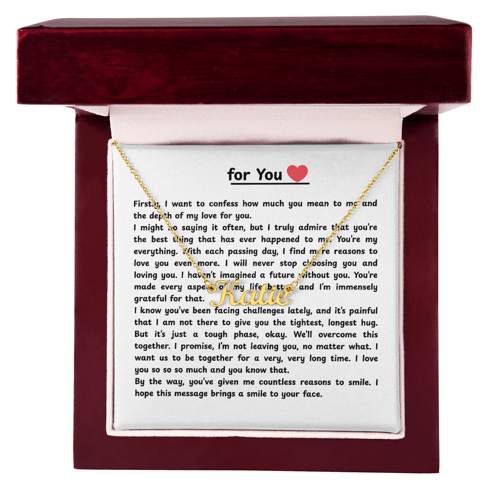 Personalized For You  Name Necklace