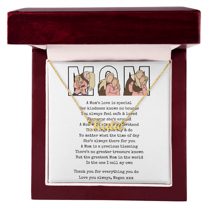 Personalized Mom Name Necklace