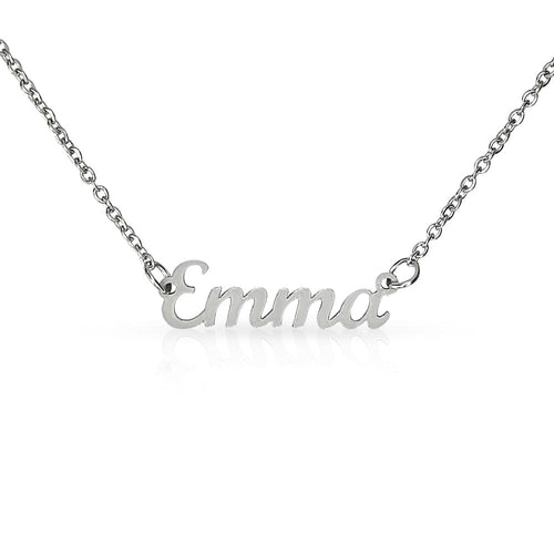 Non-Message Card Custom Name Necklace