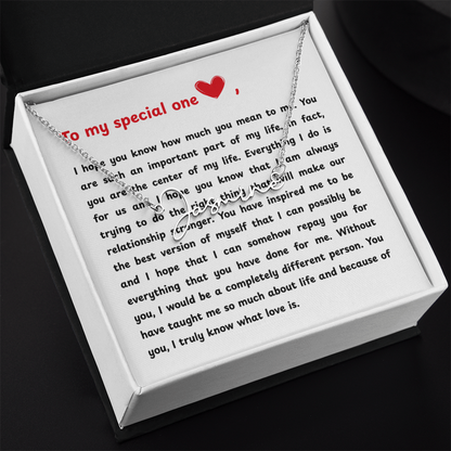 Personalized To My Special One Signature Name Necklace