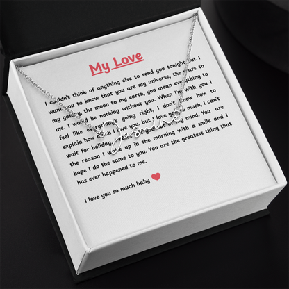 Personalized My Love Signature Name Necklace