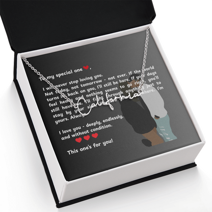 Personalized To My Special One Signature Name Necklace
