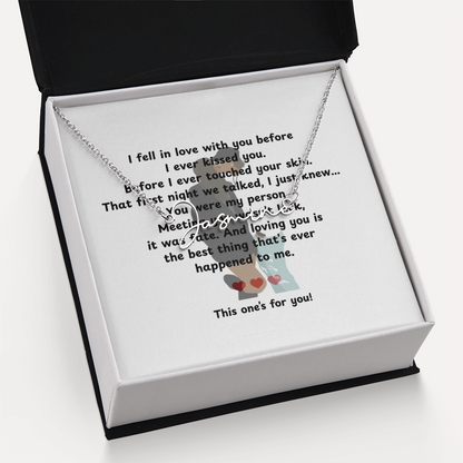 Personalized This One's For You Signature Name Necklace