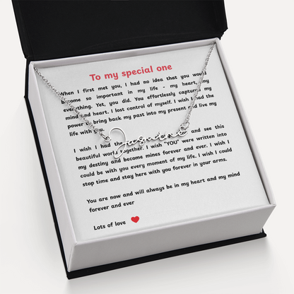 Personalized To My Special One Signature Name Necklace