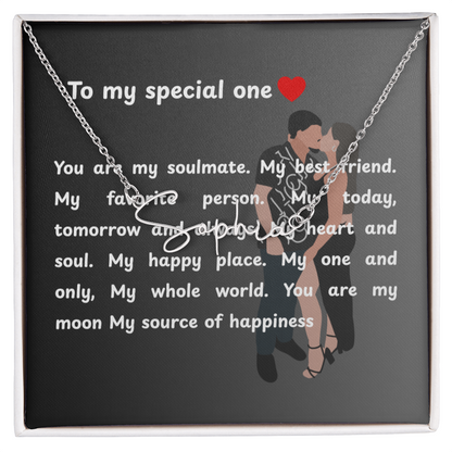 Personalized To My Special One Signature Name Necklace