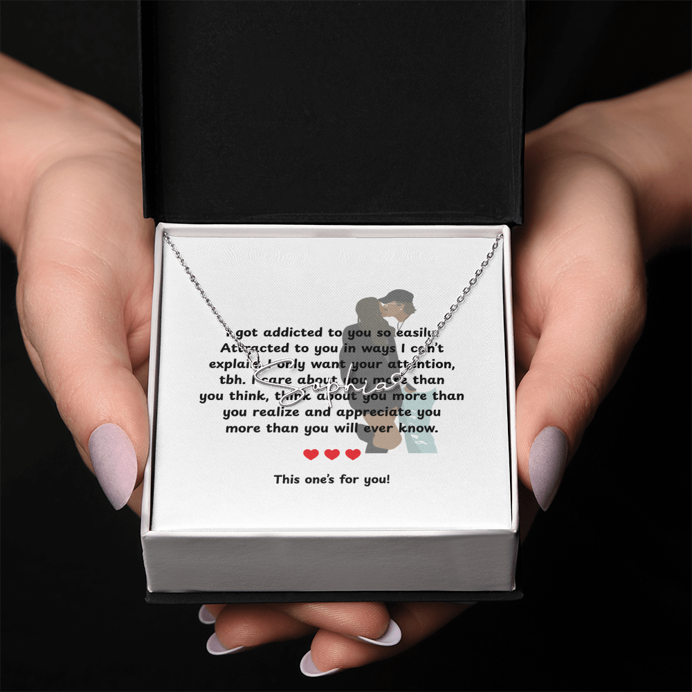 Personalized This One's For You Signature Name Necklace
