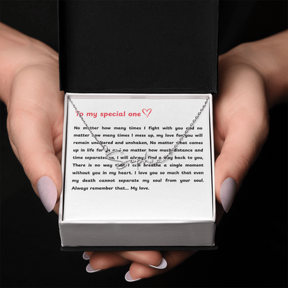 Personalized To My Special One Signature Name Necklace