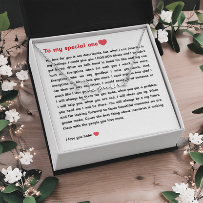 Personalized To My Special One Signature Name Necklace