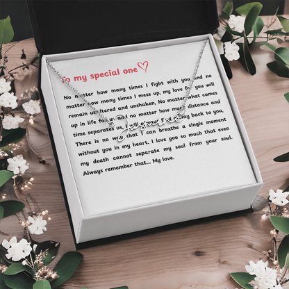 Personalized To My Special One Signature Name Necklace