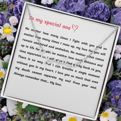Personalized To My Special One Signature Name Necklace