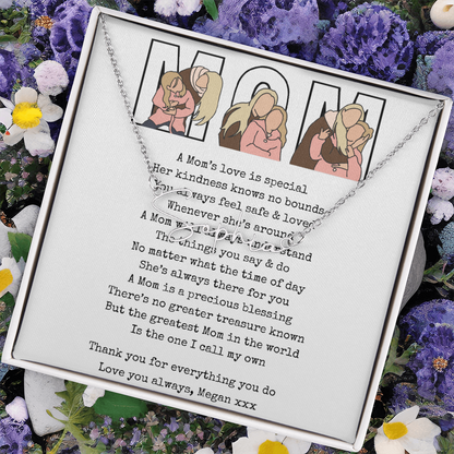 Personalized Mom Signature Name Necklace