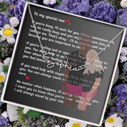 Personalized To My Special One Signature Name Necklace