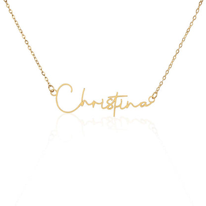 Personalized Mom Signature Name Necklace