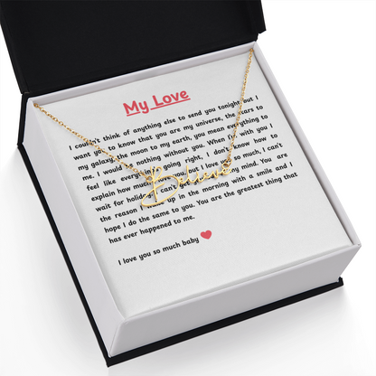Personalized My Love Signature Name Necklace
