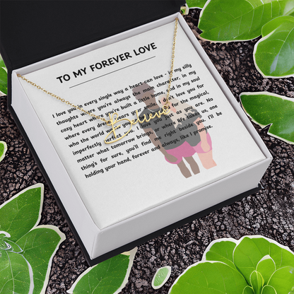 Personalized To My Forever Love Signature Name Necklace