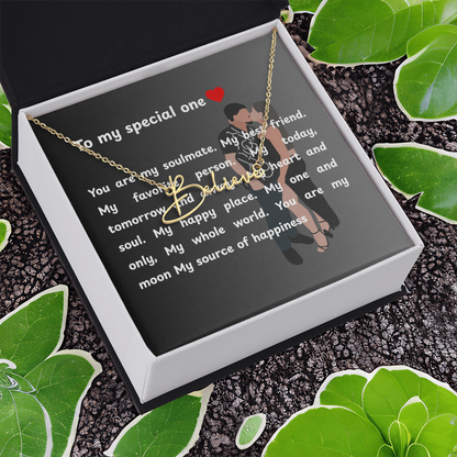 Personalized To My Special One Signature Name Necklace