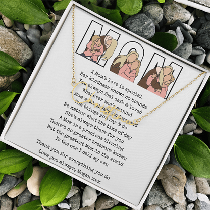 Personalized Mom Signature Name Necklace
