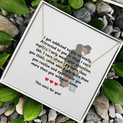 Personalized This One's For You Signature Name Necklace