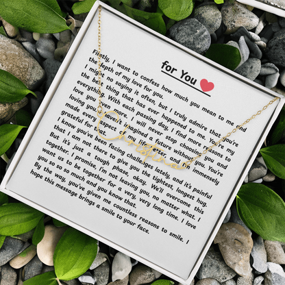Personalized For You  Signature Name Necklace