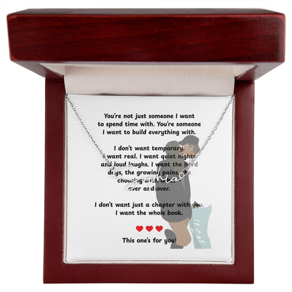 Personalized This One's For You Signature Name Necklace