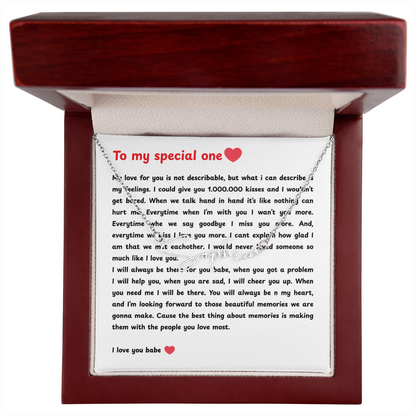 Personalized To My Special One Signature Name Necklace