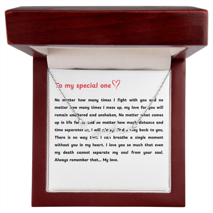Personalized To My Special One Signature Name Necklace