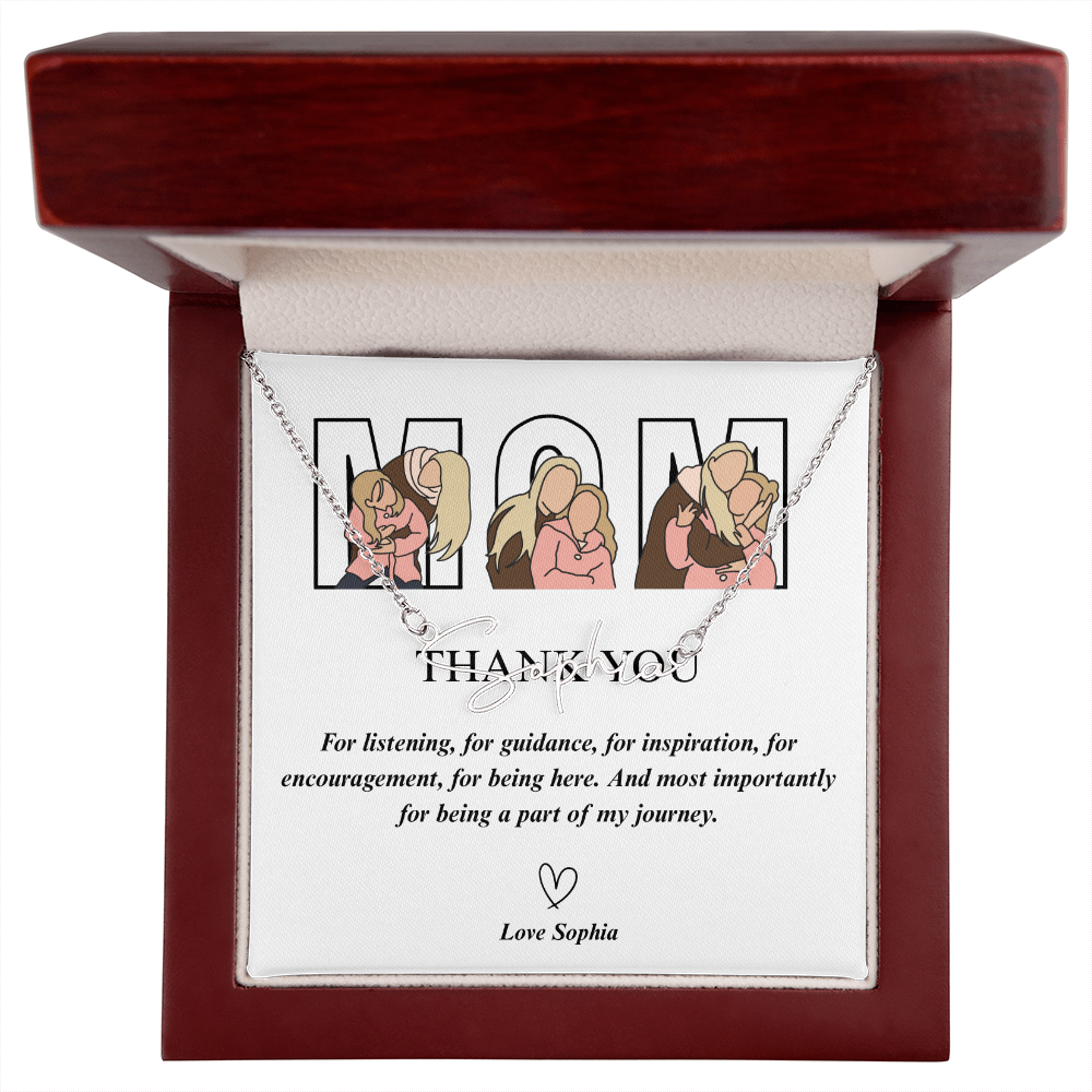 Personalized Mom Signature Name Necklace