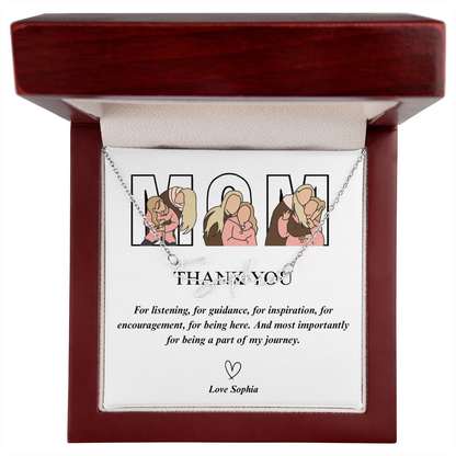 Personalized Mom Signature Name Necklace