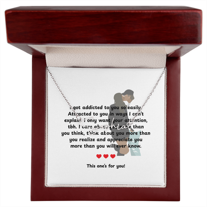 Personalized This One's For You Signature Name Necklace