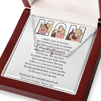 Personalized Mom Signature Name Necklace