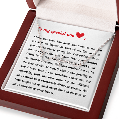 Personalized To My Special One Signature Name Necklace