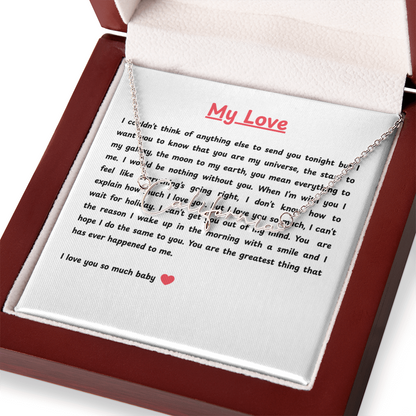 Personalized My Love Signature Name Necklace