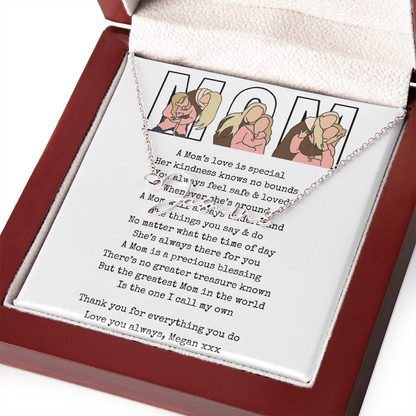 Personalized Mom Signature Name Necklace
