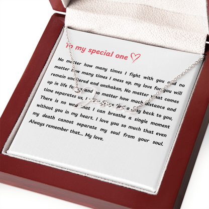 Personalized To My Special One Signature Name Necklace