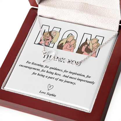 Personalized Mom Signature Name Necklace