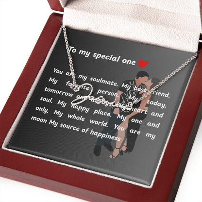 Personalized To My Special One Signature Name Necklace