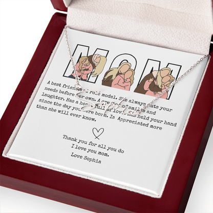 Personalized Mom Signature Name Necklace