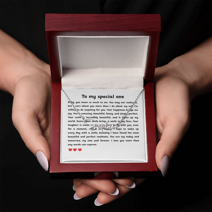 Personalized To My Special One Signature Name Necklace