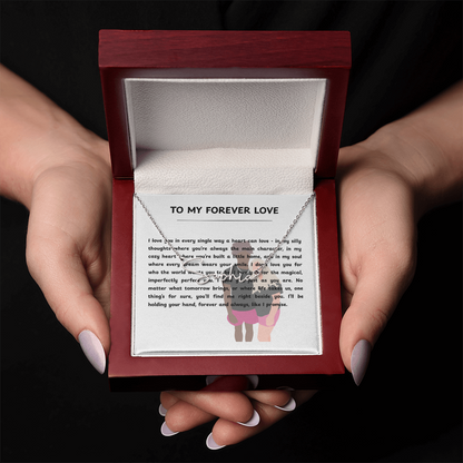 Personalized To My Forever Love Signature Name Necklace