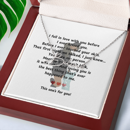 Personalized This One's For You Signature Name Necklace