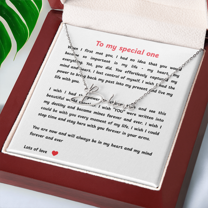 Personalized To My Special One Signature Name Necklace